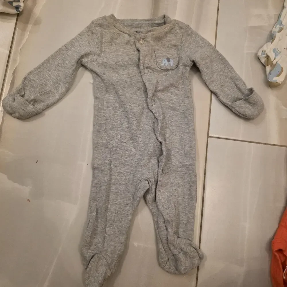 Preemie Boys Bodysuits Sleepers Bundle Lit Of 6‎ Preemie Newborn Sizes